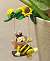 Flower Pot Decorations - Swinging Bumblebee Flower Pot Hangers