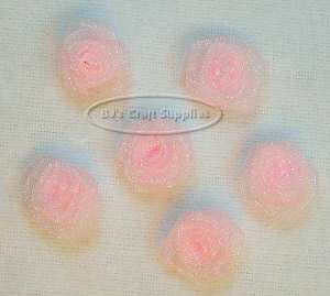 Sheer Pink Ribbon Rose