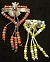 Beaded Western Style Barrettes