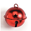 Large Jingle Bells w/Cutouts - Craft Bells - Red - Large Jingle Bells - Red Jingle Bells - Craft Jingle Bells - Craft Bells - 