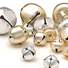 Metallic Jingle Bells - Silver / Gold - Craft Bells - Jingle Bells - 