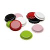 Bottle Caps - Assorted Colors - Jewelry Findings -- Metal Bottle Caps -
