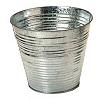 Galvanized Bucket - Silver - Metal Bucket - 
