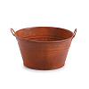 Rusty Tin Planter - Tin Bucket - Tin Pail - Planter Bucket - Rusty Tin Bucket - 