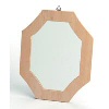 Mirror with Plywood Frame - Octagon Oval - Glass Craft Mirrors - 