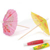Paper Drink Parasols - Tropical Colors - Paper Umbrella