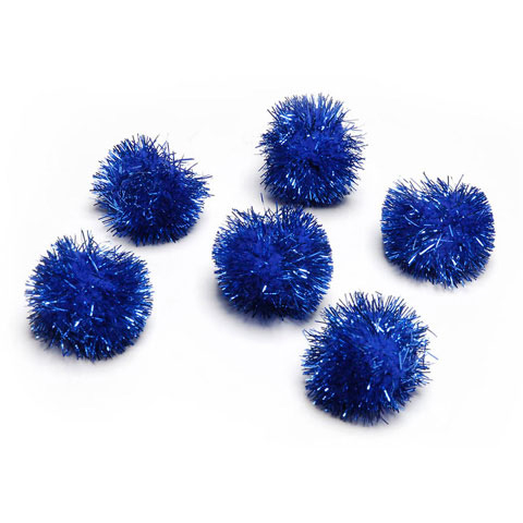Craft PomPoms - Royal Blue - - PomPoms