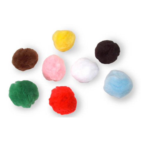 Assorted Colors 500pcs Craft Pom Poms for Dolls DIY Craft and Hobby Supplies