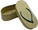 Sandal Shaped Paper Boxes - Black - Paper Box - Paper Mache Boxes - Paper Mache Boxes