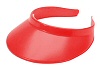 Plastic Sun Visors - Red - Plastic Visors - Craft Sun Visors