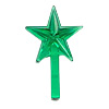 Tree Top Star - Green - Christmas Tree Toppers - Pegged Stars - 