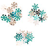 Winter Snowflake Confetti - Blue / Silver / White - Christmas Snowflakes - Snowflake Decorations