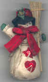 Christmas Decorations - Muslin Snowman