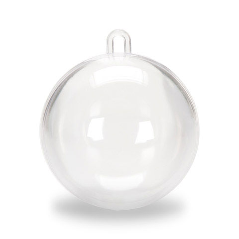 12 Sets Christmas Bulb Ornament Balls Clear Plastic Glass Ball Craft Kit Bauble Ornaments Fillable Unbreakable Shatterproof Hanging Tree Ornaments Jingle Bells Pom-poms Bows Ribbons for Holiday Decor