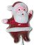 Plastic Santa on a Pic - - - Christmas Home Decor