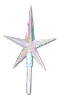 Star Tree Topper - Clear Iridescent - Tree Toppers - Christmas Tree Top - 