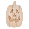 Carved Pallet Jack-o-Lantern - Unfinished - Halloween Decorations