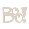 Laser Cut Wood Boo Decorations - Unfinished - Halloween Decorations - 