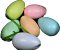 Wooden Eggs - Wooden Painted Easter Eggs - Easter Crafts - Painted Wooden Easter Decorations