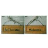 Thanksgiving Embossed Metal Sign - Fall Decor -