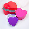 Paper Mache Heart Boxes - Heart Shaped - Paper Box - Paper Mache Boxes