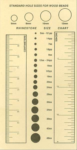 Sizer for woodbeads
