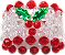 Crystal Beaded Napkin Rings - Christmas Decorations - Decorating Supplies