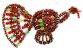 Beaded Turkey Centerpiece - Fall Decorations - Fall Table Decorations