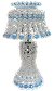 8 1/2 inch Lt Sapphire Lamp