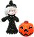 Witch & Pumpkin Halloween Night Light - Halloween Kit - Night Light -