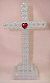Handmade Beaded Cross