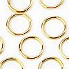 Jump Rings - Jewelry Making Supplies - Gold Plated Brass - Jump Rings - Split Jump Rings - Jewelry Jump Rings