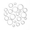 Jump Rings - 20-gauge - Bright Silver - Assorted Sizes - Bright Silver - Jump Rings - Bright Silver