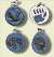 Bear Paw Western Bracelet Charm - Turq - Large Western Bracelet Charms