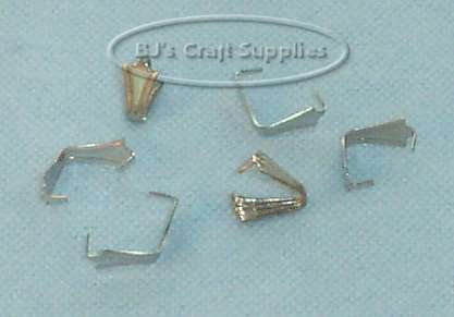 2 prong Bail on loop silver