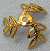 Leaf Bead Cap - Gold - Gold Bead Cap -