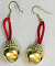 Jingle Bells Earrings - Gold - Craft Bells - Jingle Bells -