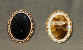 Brass Cameo Brooch Blank