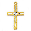 Cross Charms - GOLD - Aluminum Cross Charms