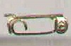 Hook & Eye Jewelry Clasp Fold Over Jewelry Clasp - GOLD -  - Jewelry Clasps