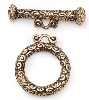 Spiral Toggle Clasp 14k Plated - Gold Plated - 