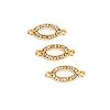 Oval Jewelry Connectors - Gold - Bracelet Connectors - Jewelry Making Supplies - Jewelry Spacers