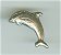 Dolphin Shaped Pronged Metal Nailheads - Silver - -