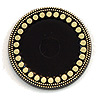 Round Pendant Backing - GOLD RIM - Jewelry Backing - Jewelry Making Supplies