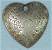 Pewter Colored Metal Heart Charms