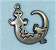 Salamander Jewelry Charm - Pewter - Pewter Colored Jewelry Charm - Salamander - 