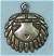 Pewter Colored Jewelry Charm - Shield