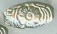 Oval Studs - SILVER - Patterned Oval Studs -