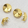 Faceted Studs - Studs for Clothing - Fabric Studs - Gold - Gold Nailheads - Gold Studs for Clothing - Bedazzler Studs