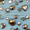 Decorative Studs for Clothing - Fabric Studs - Decorative Nailheads - SILVER - Metal Studs for Clothing - Leather Jacket Studs - Decorative Studs for Leather